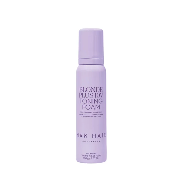 NAK Blonde Plus 10V Toning Foam - Hamvasító hajhab 100 g